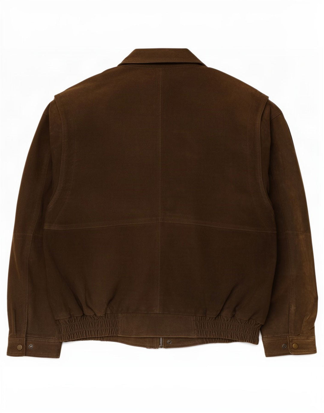 Basic Ανδρικό Suede Jacket UK 40 Large Brown Δερμάτινο
