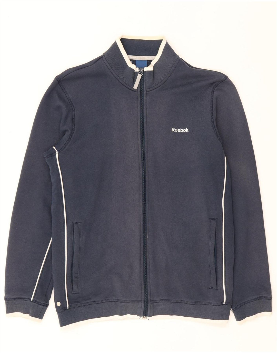 Ανδρική φόρμα Reebok Top Jacket Small Navy Blue Cotton