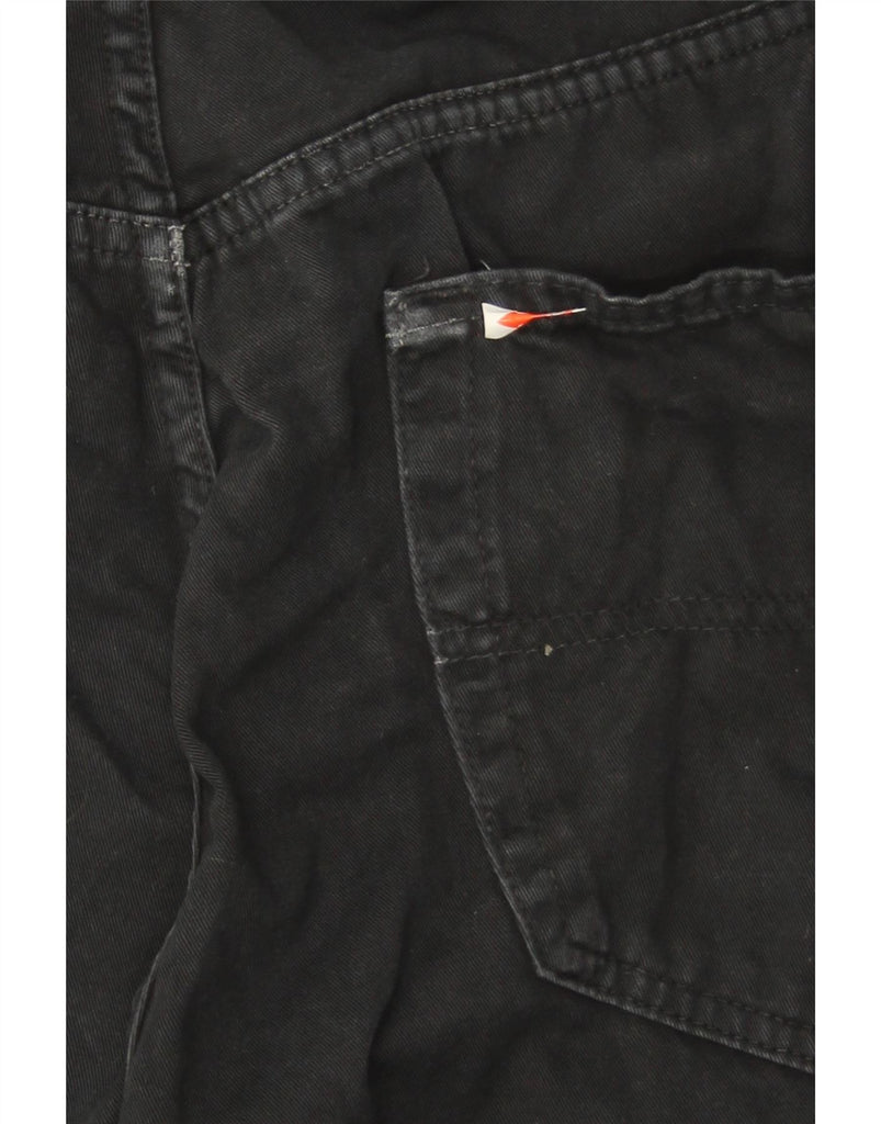 ERMENEGILDO ZEGNA Mens Straight Casual Trousers W34 L37 Black Vintage Ermenegildo Zegna and Second-Hand Ermenegildo Zegna from Messina Hembry 