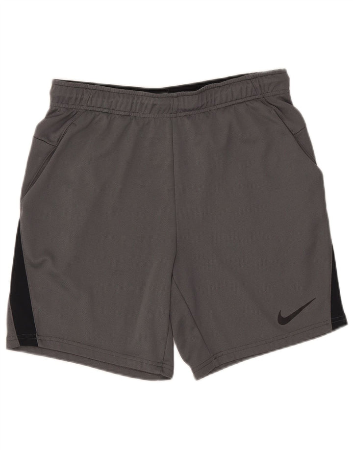 Ανδρικά σορτς Nike Dri Fit με μεσαίο γκρι χρώμα, πολυεστέρας