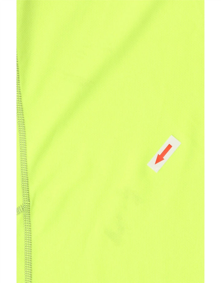 Ανδρικό T-shirt Nike Dri Fit Τοπ μεσαίου κίτρινου πολυεστέρα