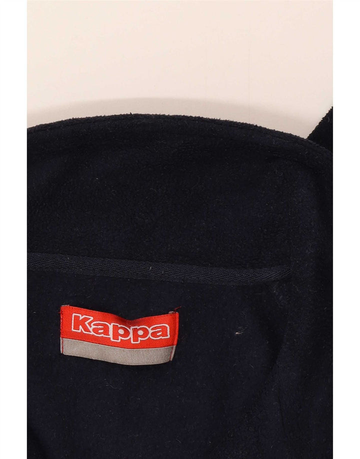 Kappa Ανδρικό φερμουάρ Fleece Jumper Large Navy Blue
