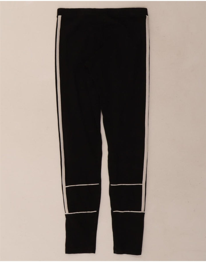 Γυναικείο κολάν Adidas UK 8 Small μαύρο βαμβακερό