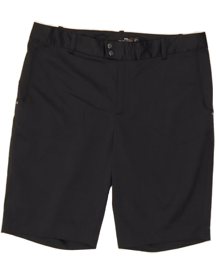 RALPH LAUREN Womens Chino Shorts US 8 Medium W34  Black Vintage Ralph Lauren and Second-Hand Ralph Lauren from Messina Hembry 