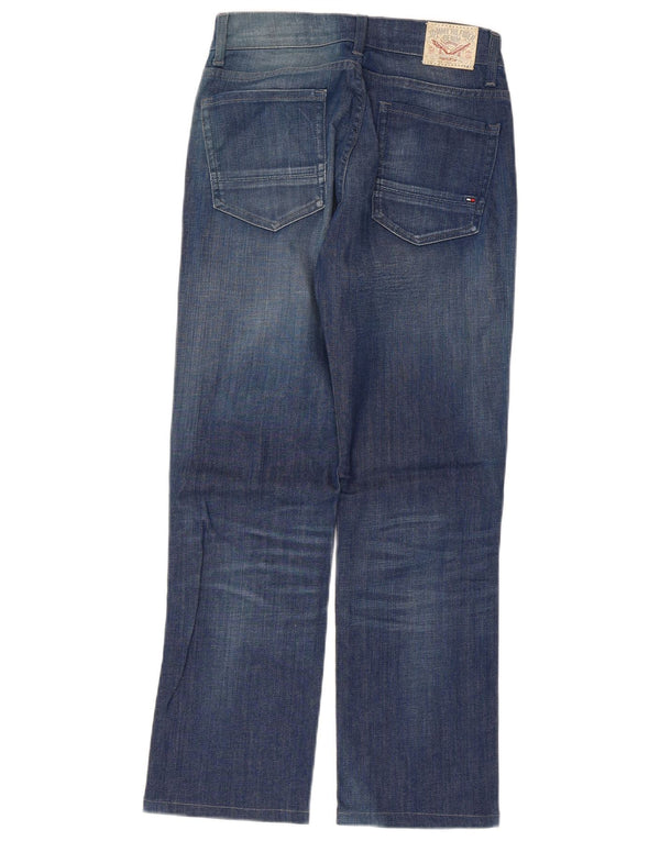 Tommy Hilfiger Boys Straight Jeans 13-14 ετών W28 L25 Μπλε βαμβακερό