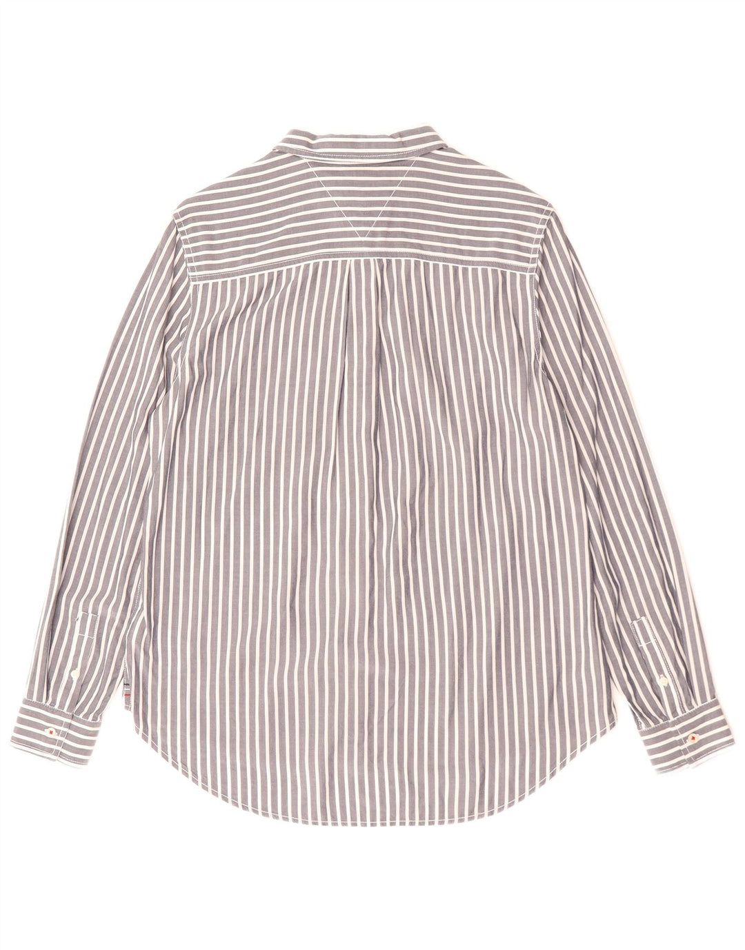 Γυναικείο πουκάμισο Tommy Hilfiger UK 14 Μεσαίο γκρι ριγέ βαμβακερό