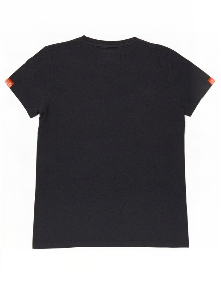Superdry Ανδρικό T-Shirt Top Μικρό Γκρι Βαμβακερό