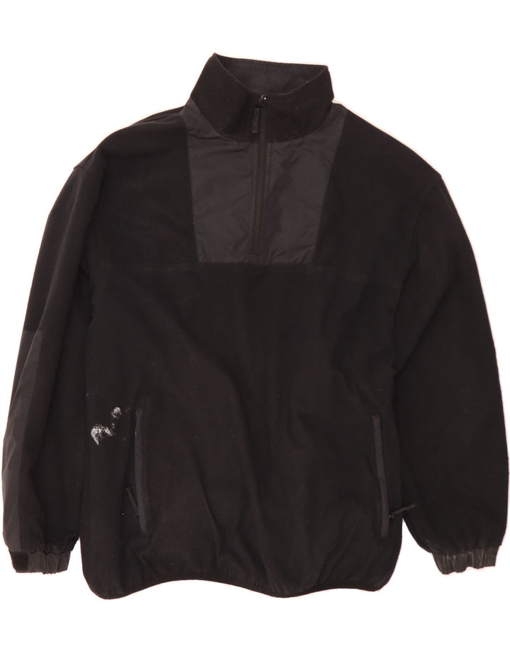 ST. BERNARD Mens Pullover Reversible Jacket UK 40 Large Black Colourblock Vintage St. Bernard and Second-Hand St. Bernard from Messina Hembry 