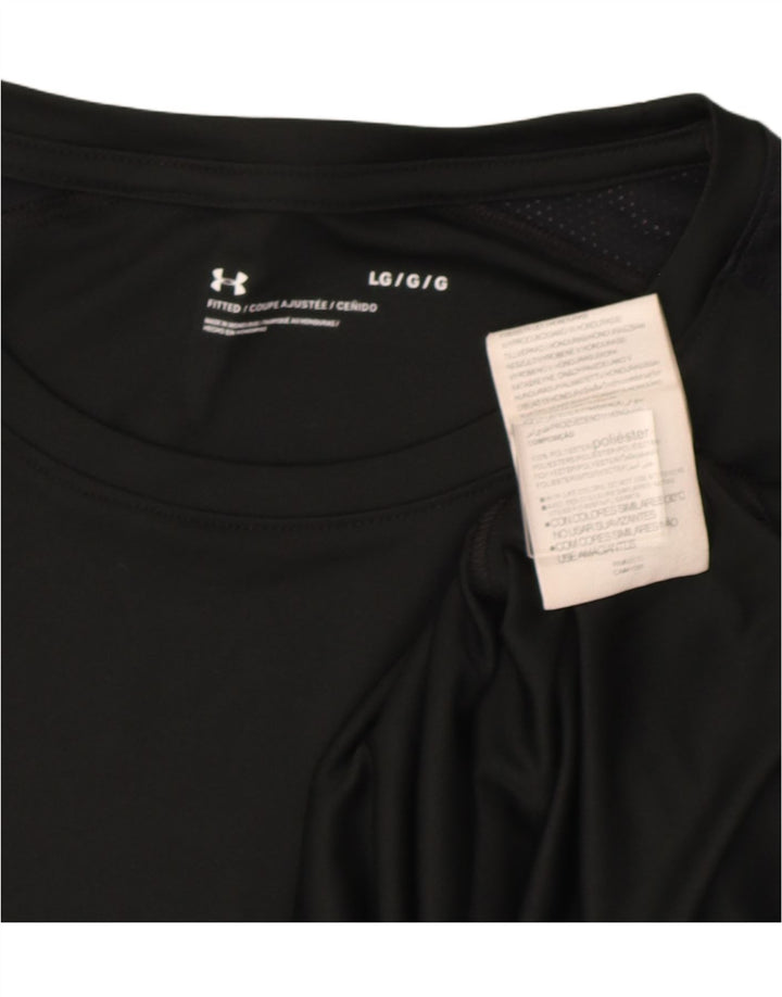 Under Armour Ανδρικό μακρυμάνικο μεγάλο μαύρο πολυεστέρα