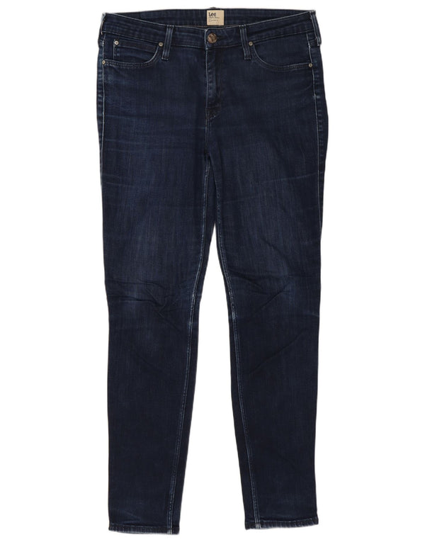 Lee Womens Scarlett Skinny Jeans W32 L28 Navy Blue Cotton