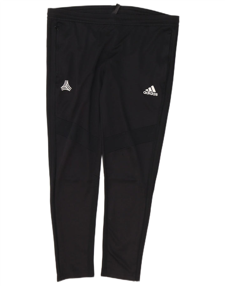 Ανδρική αθλητική φόρμα Adidas, μεσαίο μαύρο πολυεστέρα