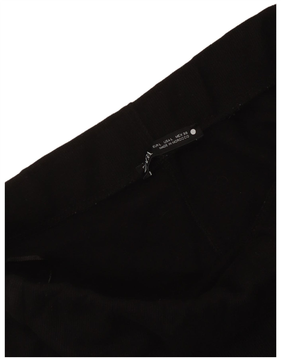 Zara Γυναικεία Midi Φούστα Μεγάλη W30 Μαύρη