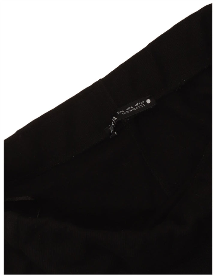 Zara Γυναικεία Midi Φούστα Μεγάλη W30 Μαύρη