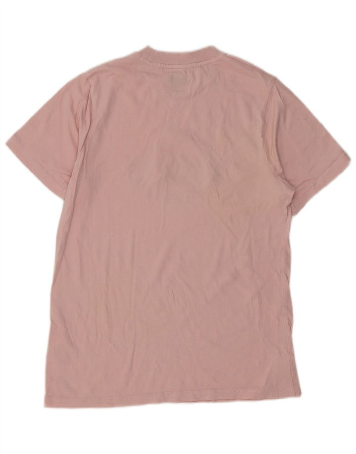 DICKIES Ανδρικό γραφικό T-Shirt Top XS Pink Cotton