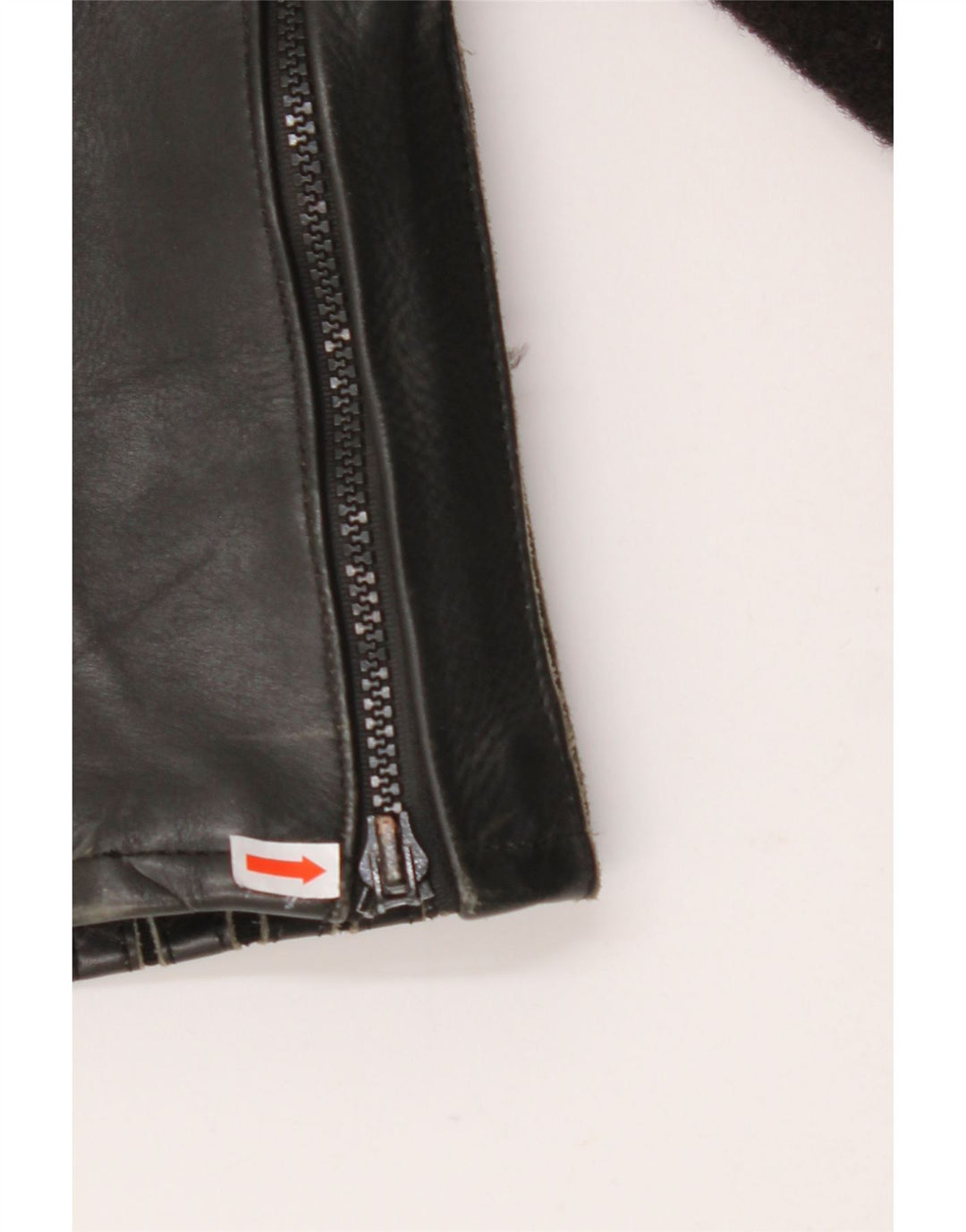 Γυναικείο παντελόνι VINTAGE EU 38 Medium W28 L27 Μαύρο Colourblock Δερμάτινο