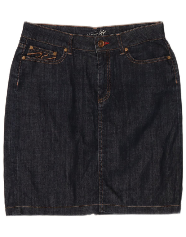 Tommy Hilfiger Womens Denim Skirt W28 Medium Navy Blue
