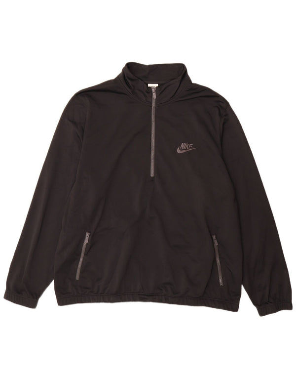 Ανδρικό φούτερ με φερμουάρ Nike Jumper 3XL μαύρο πολυεστέρα