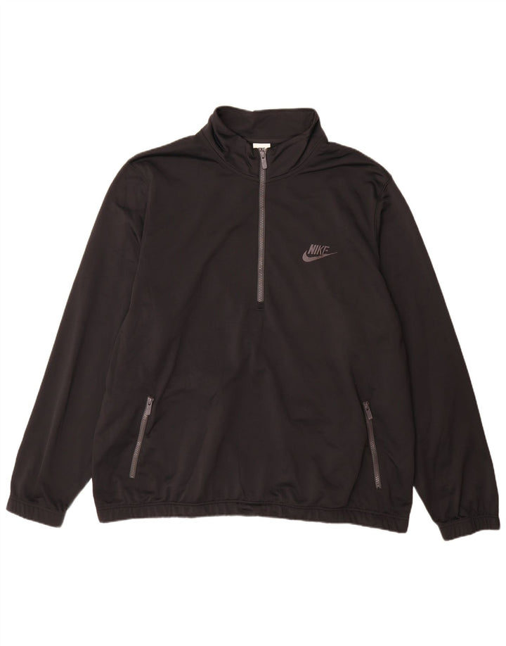 Ανδρικό φούτερ με φερμουάρ Nike Jumper 3XL μαύρο πολυεστέρα