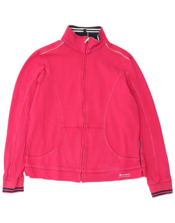 Champion γυναικεία αθλητική φόρμα Top Jacket UK 18 XL Pink Cotton