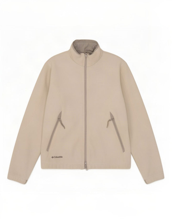 Columbia Γυναικείο μπουφάν Fleece UK 10 Small White Colourblock Πολυεστέρας