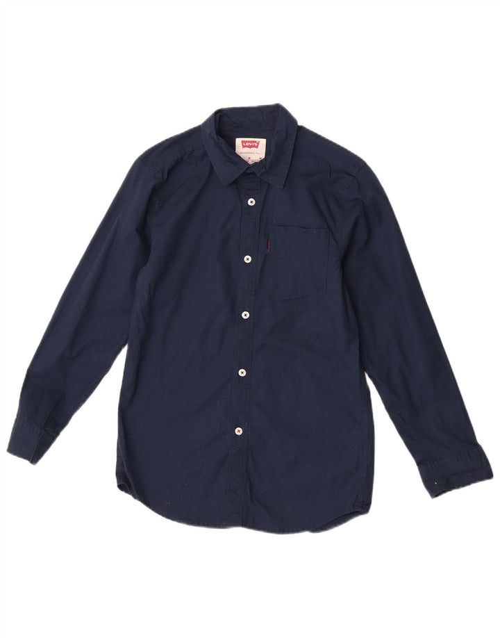 Μπλουζάκι Levi's Boys 10-11 Years Medium Navy Blue Cotton