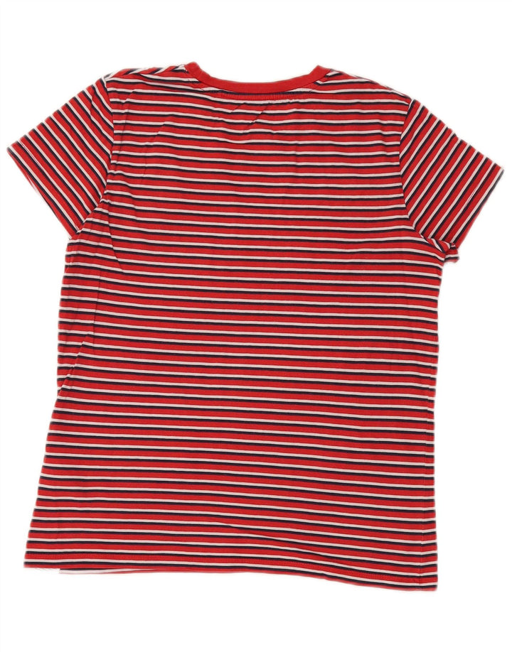 LEVI'S Ανδρικό T-Shirt Top Μικρό κόκκινο ριγέ βαμβακερό