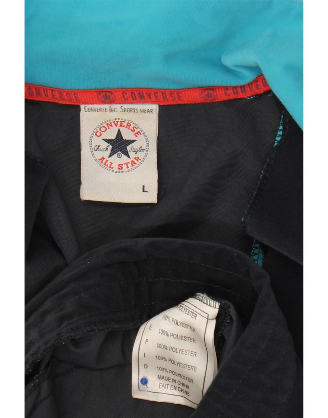 Ανδρική φόρμα CONVERSE Chuck Taylor Top Jacket Large Navy Blue