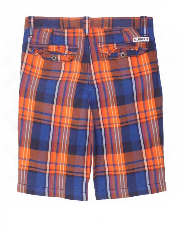 Tommy Hilfiger Boys Chino σορτς 15-16 ετών W30 Πολύχρωμο βαμβακερό καρό