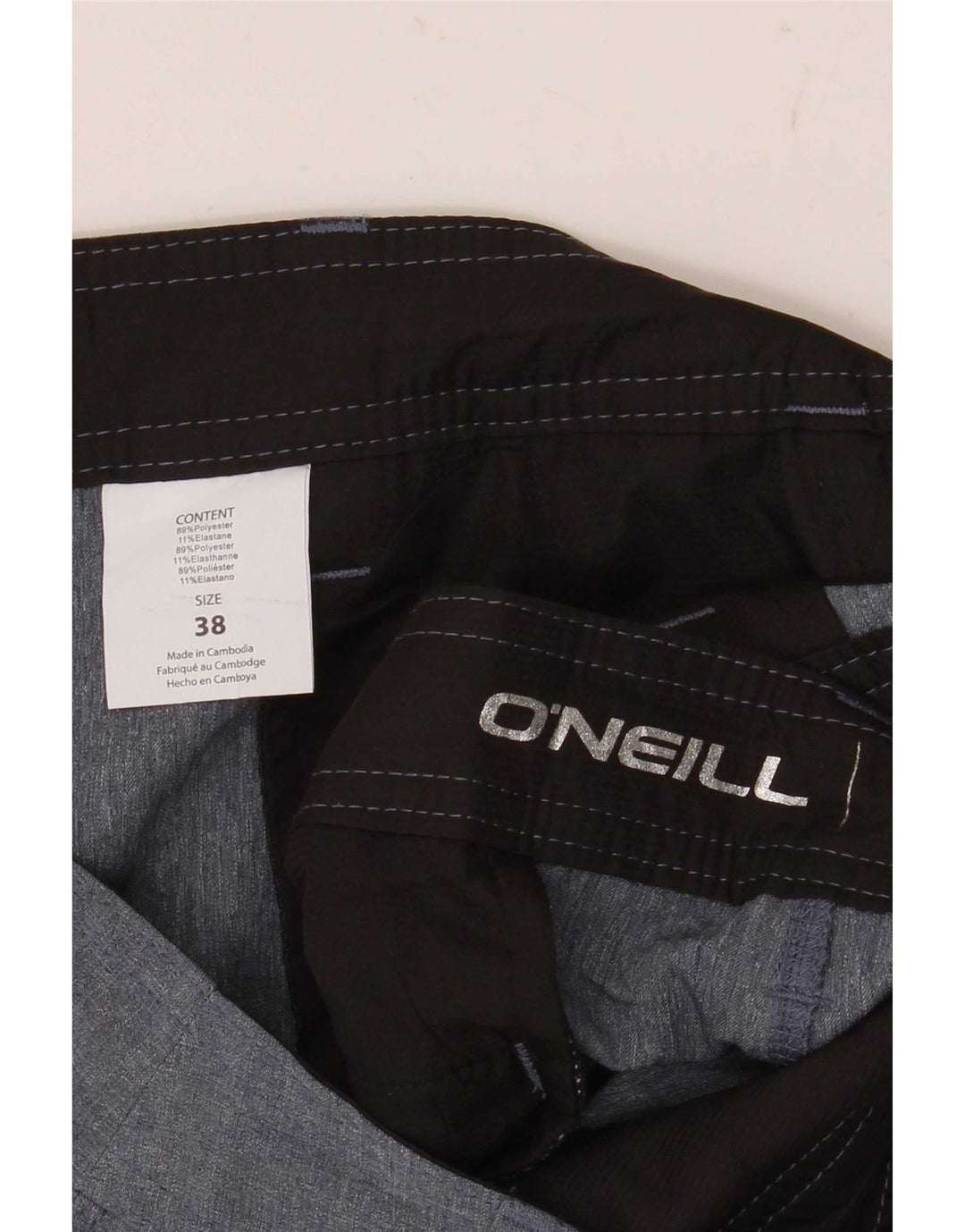 Ανδρικό σορτς Chino O'Neill W38 XL σε γκρι πολυεστέρα