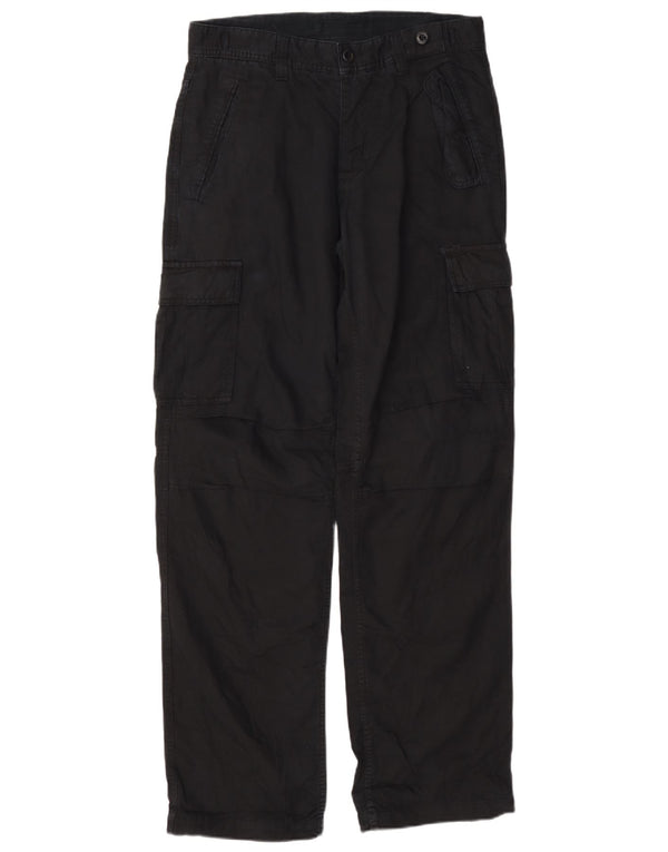 Zara Ανδρικό ίσιο παντελόνι Cargo EU 40 Medium W31 L32 Navy Blue Cotton