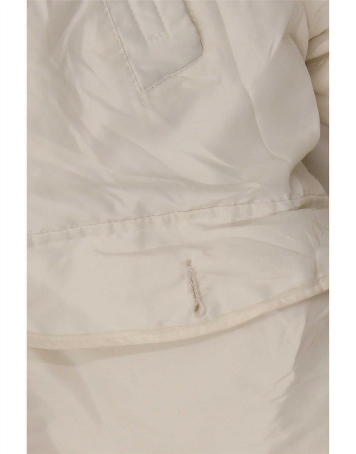 Jack & Jones Ανδρικό μπουφάν με κουκούλα Bomber UK 38 Medium White Polyester
