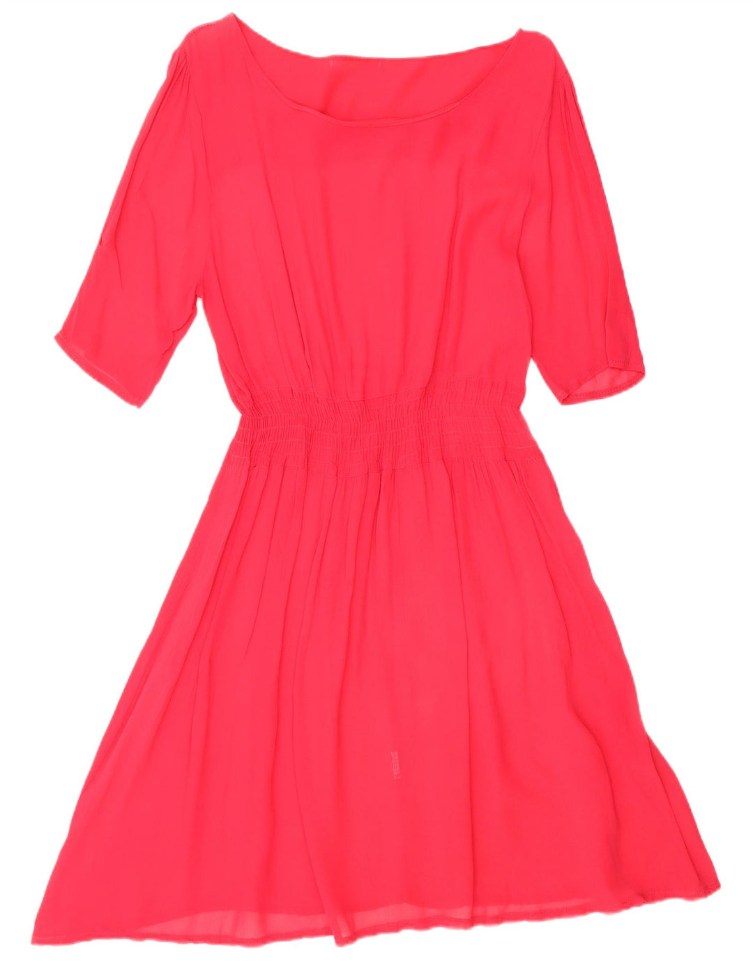 VINTAGE Γυναικείο φόρεμα A-Line UK 14 Large Pink