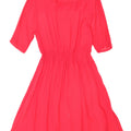 VINTAGE Γυναικείο φόρεμα A-Line UK 14 Large Pink