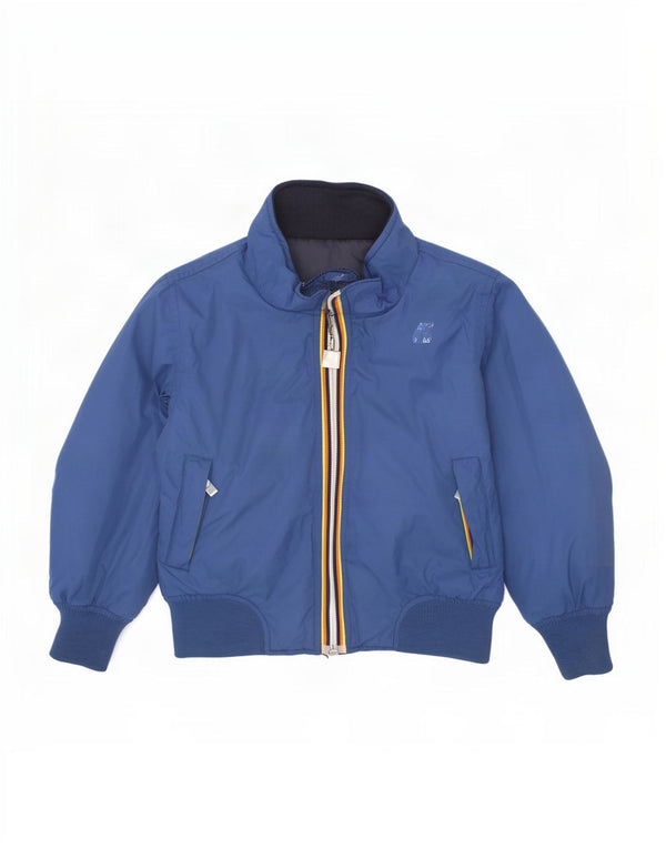 Μπουφάν K-Way Boys Reversible padded Jacket 2-3 Years Blue Polyamide