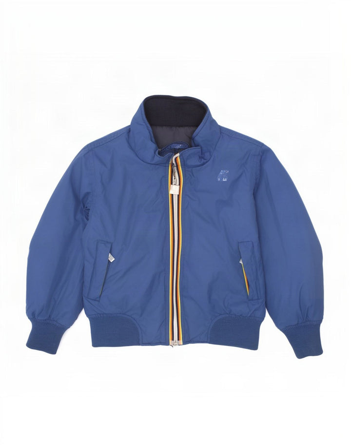 Μπουφάν K-Way Boys Reversible padded Jacket 2-3 Years Blue Polyamide