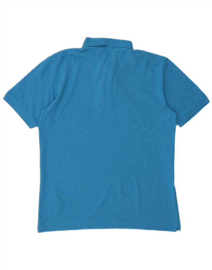 KAPPA Mens Polo Shirt Medium Blue Cotton