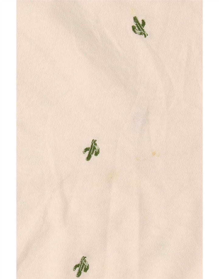 Marks & Spencer Γυναικεία φούτερ με αφηρημένο σχέδιο Jumper UK 16 Large White