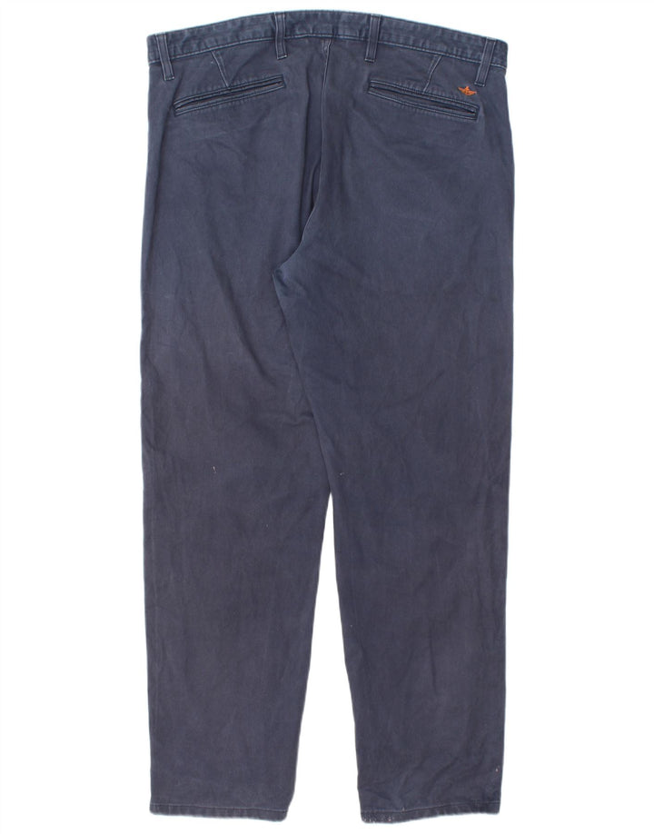 DOCKERS Ανδρικό ίσιο παντελόνι Chino W38 L30 Navy Blue Cotton