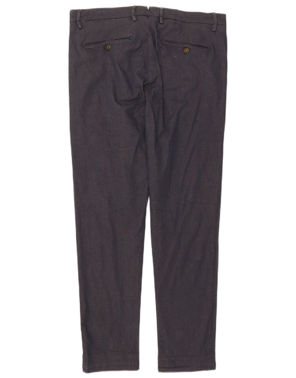 SIVIGLIA Ανδρικό Slim Suit Παντελόνι W34 L29 Navy Blue