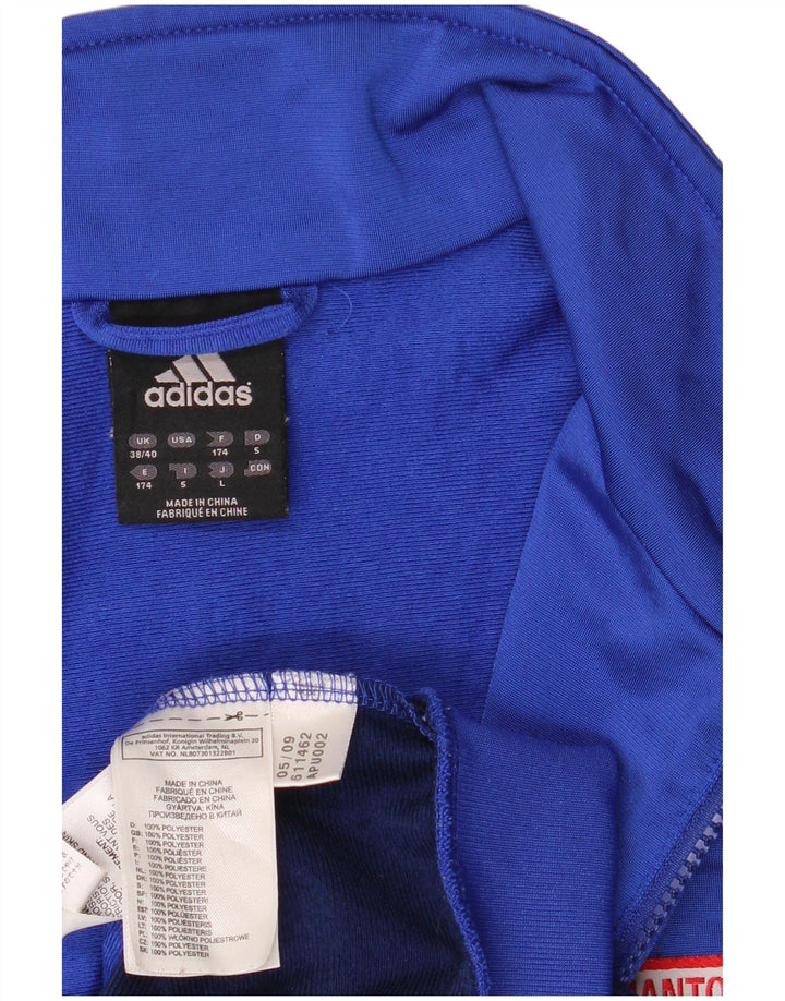 Ανδρική φόρμα γυμναστικής ADIDAS Top Jacket UK 38/40 Medium Blue Colourblock