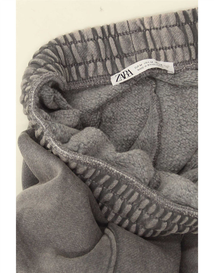 Zara Γυναικεία φόρμα φόρμας με φαρδιά πόδια UK 12 Medium Grey