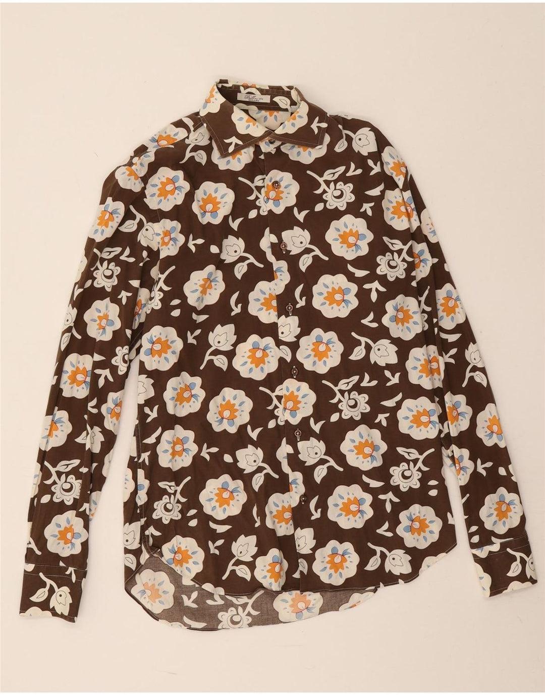 Bellini Ανδρικό πουκάμισο Suze 39 15 1/2 Μεσαίο Καφέ Floral