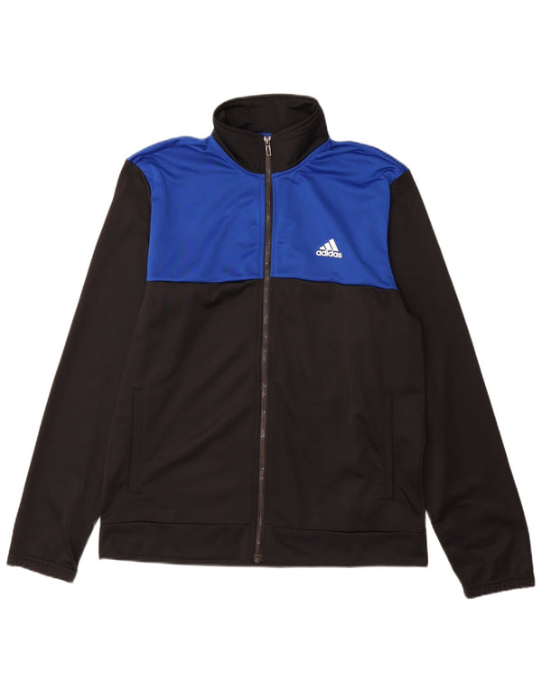 Ανδρική φόρμα Adidas Top Jacket UK 42/44 Large Black Colourblock Polyester