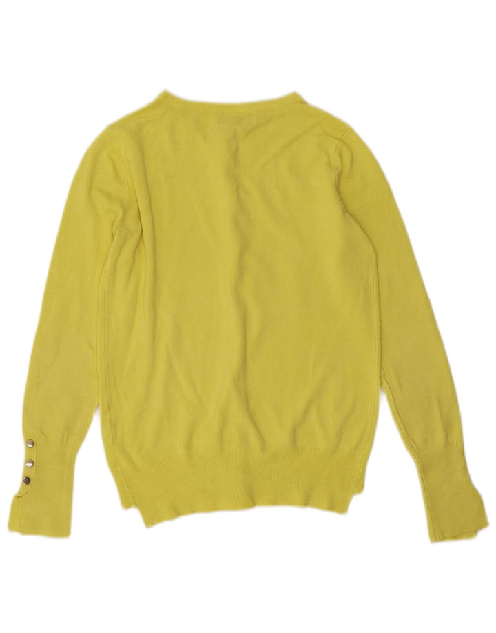 Zara Γυναικεία Ζακέτα UK 10 Small Yellow