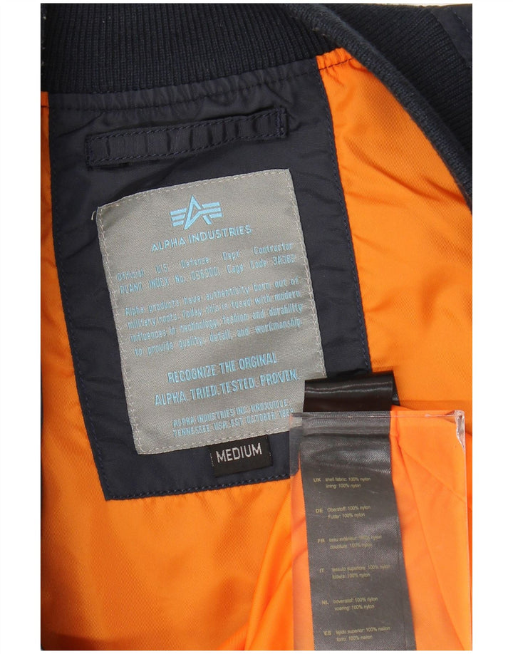 Ανδρικό πανωφόρι Alpha Industries UK 38 Medium Navy Blue Nylon