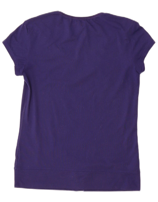 Reebok Γυναικείο T-Shirt Top UK 8/10 Small Purple