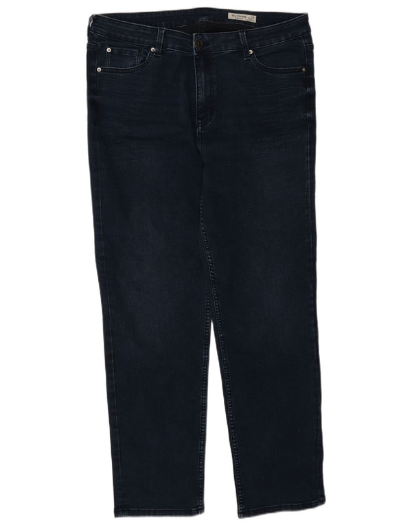 Marks & Spencer Womens The Sienna Straight Jeans UK 18 XL W36 L30 Navy Blue