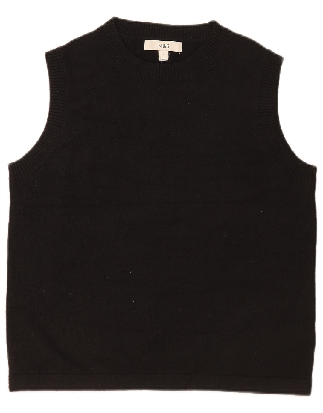 Marks & Spencer Γυναικείο γιλέκο Tank Top UK 14 Medium Black Polyester