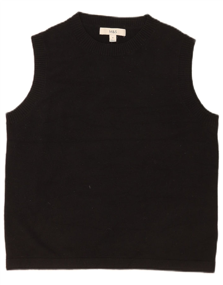 Marks & Spencer Γυναικείο γιλέκο Tank Top UK 14 Medium Black Polyester