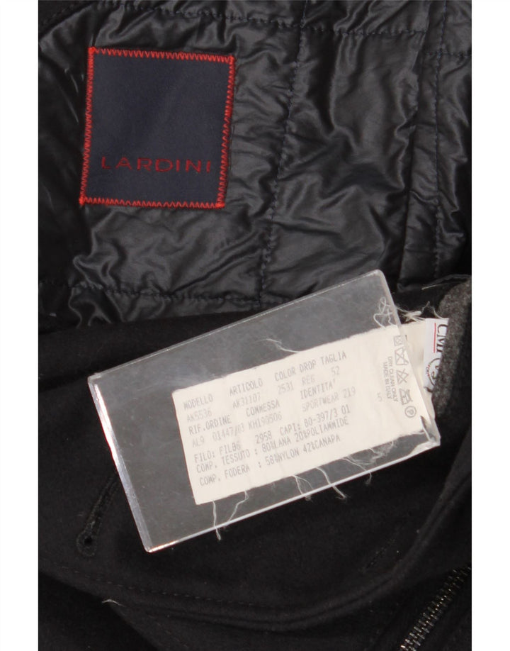 Ανδρικό σακάκι σακάκι 3 κουμπιών Lardini IT 52 XL Navy Blue Wool